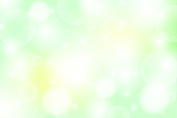 Fototapeta premium 黄緑のキラキラの光の背景素材 