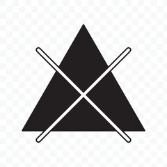 No bleaching icon illustration isolated vector sign symbol.