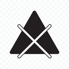 No bleaching icon illustration isolated vector sign symbol eps.