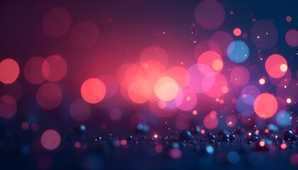 abstract unfocussed gradient background, multicolored blurry spots and bokeh lights