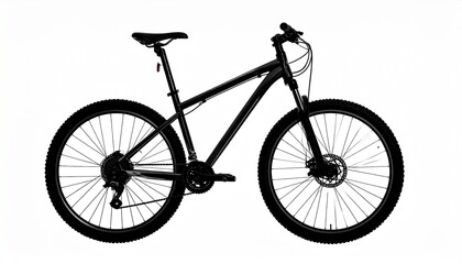 Fototapeta premium bicycle isolated on white
