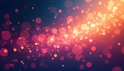 abstract unfocussed gradient background, multicolored blurry spots and bokeh lights