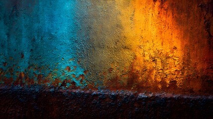 Colorful Rusted Metal Texture