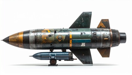 rocket isolated on white background