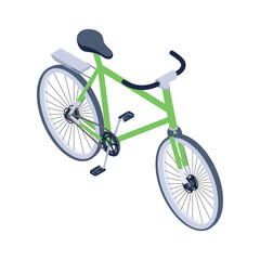 Fototapeta premium Green Cycle Vector icon which can easily modify or edit