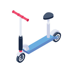 Manual Scooter Vector icon which can easily modify or edit