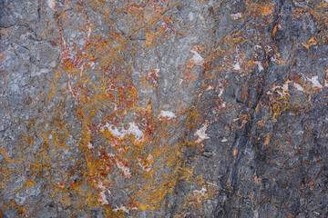 Dark Gray Rock Texture Mineral Veins Background