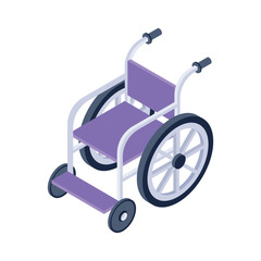 Wheelchair Vector icon which can easily modify or edit