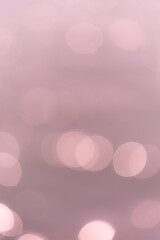 ピンク色の背景の玉ボケ	