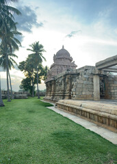 Gangaikonda Cholapuram temple was built by Rajendra Chola I (son of the great Rajaraja Chola I) to commemorate his victorious military campaigns to the Ganges river in North India.