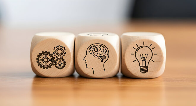 Unlock innovation with ideas, brain power, and gears working together