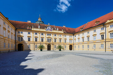 Fototapeta premium Melk abbey in Wachau valley, Austria