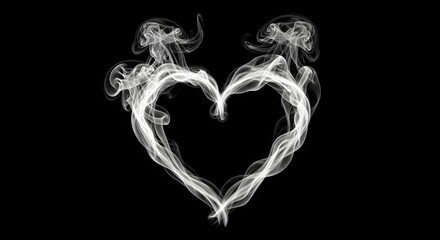 heart made of smoke