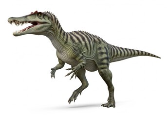 Fototapeta premium Baryonyx white background