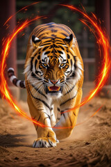 tiger in the jungle AI