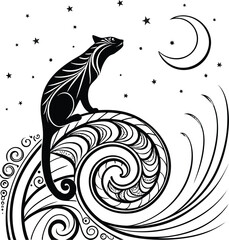 Abstract galaxy nebula swirls cosmic dust clouds stunning celestial phenomenon deep space art isolated on transparent background