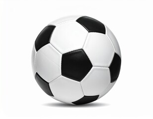 흰색 배경의 축구공