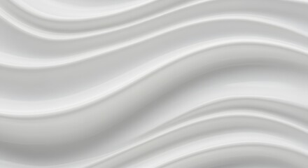 Obraz premium Elegant Flowing White Texture