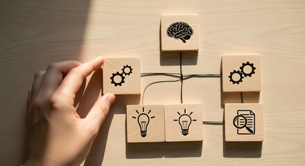 Brainstorming ideas, building solutions, and analyzing results for success