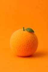 Vibrant orange fruit radiates freshness against a matching orange backdrop perfect for summer promotions or healthy lifestyle campaigns