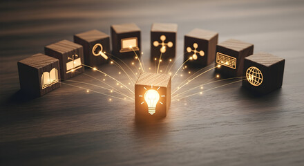 Brilliant idea sparks innovation and connectivity across digital platforms