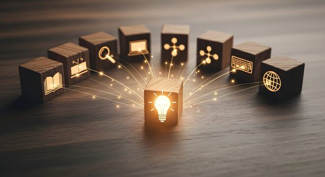 Brilliant idea sparks innovation and connectivity across digital platforms