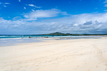 Beautiful Puerto Villamil Beach on Isabela Island, Galapagos, Ecuador