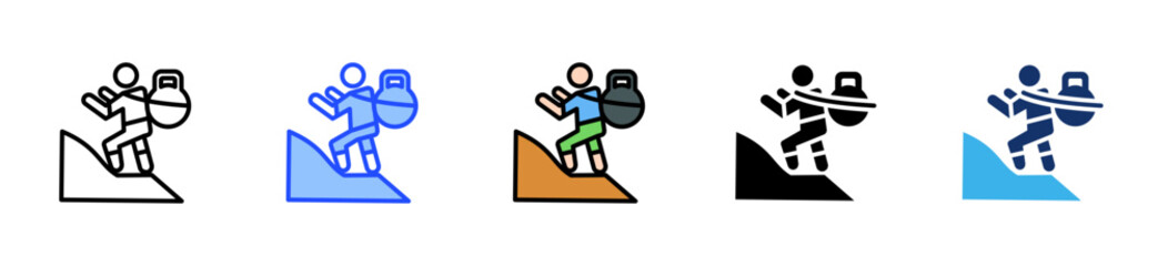 Perseverance Icon Collection With Multiple Styles