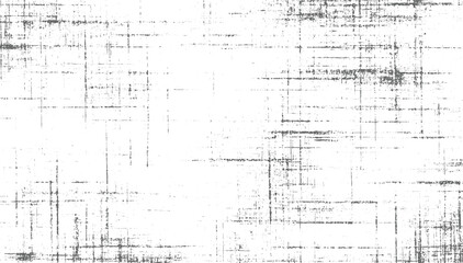 a white background with a distressed overlay of grey intersecting lines and speckles