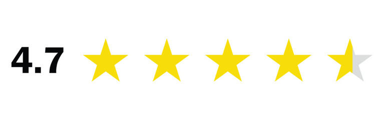 Obraz premium Five Star Rating and Customer Review Icons Set – Quality Service, User Feedback, and Client Satisfaction Concept