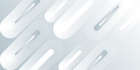 White abstract Minimal Abstract Background. Modern shiny white diagonal rounded lines pattern. Minimal geometri simple modern design abstract