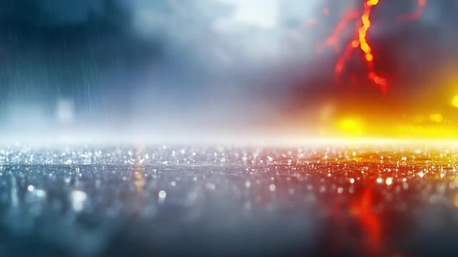 Dramatic Atmosphere: The image portrays a powerful and evocative atmosphere, with a captivating juxtaposition of dark and bright elements, perhaps hinting at an impending storm.
