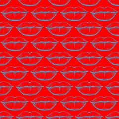 Lips pattern 