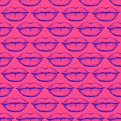 Lips pattern 