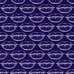 Lips pattern 