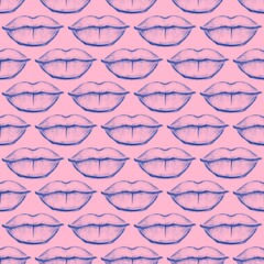 Lips pattern 
