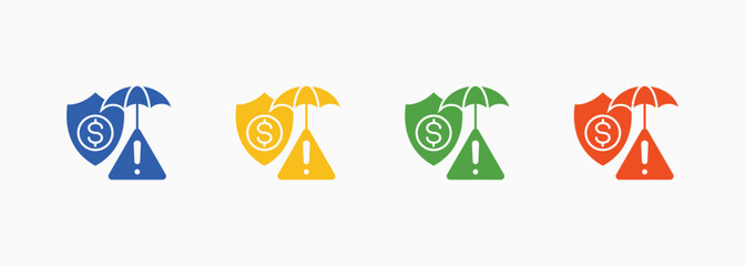 Strategy Icon Set Color Multiple Style Collection