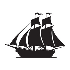 Sailing Ship Vector illustration
