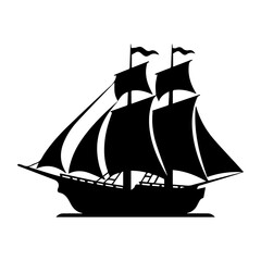Sailing Ship Vector illustration