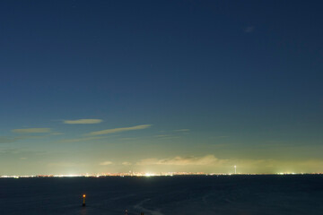 海の上の境界線