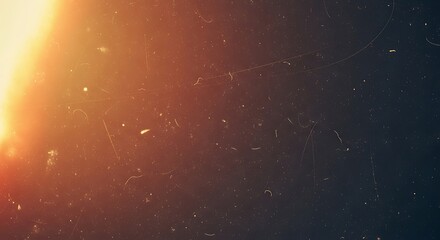 Vintage film frame with dust, scratches, and light leaks for retro effect