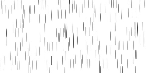 Dense pattern of short vertical lines isolated on transparent background