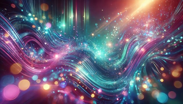 Opere d&rsquo;arte astratte sofisticate e luminose, con gradienti vorticosi, prismi brillanti e bagliori bokeh radiosi &mdash; ognuna capace di evocare un indimenticabile senso di movimento e splendore.