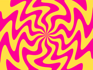 Vibrant Abstract Swirling Wavy Lines Groovy Background Design Element
