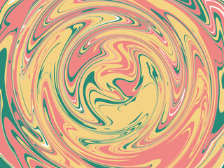 Abstract Swirl Colorful Fluid Painting Texture Decorative Background