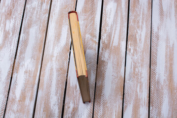 Hard cover book education concept