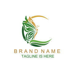 Logo Butterfly Design and Branding Elements