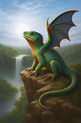 羽のあるヤモリ イピリア