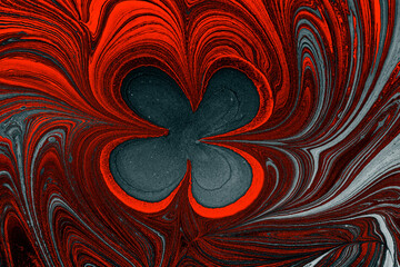 Ebru art background with  floral marbling texture patterns Abstract marble floral pattern texture