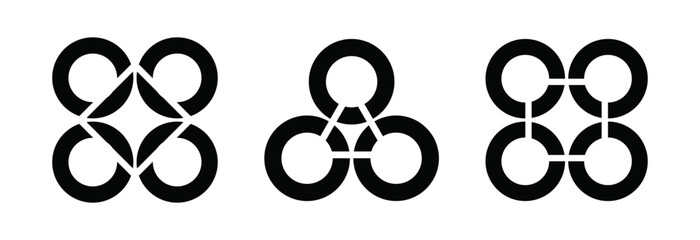 Interlinked dimensions: a visual exploration of circular symmetry and structural balance.